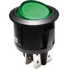 Velleman Interrupteur à bascule illuminé vert Dpst/On-Off