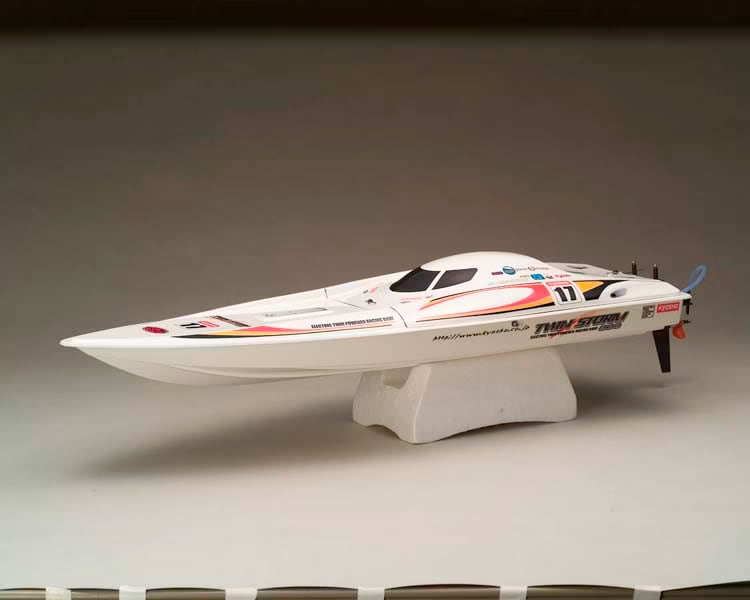 TWIN STORM 800 ラジコンボート Kyosho & DENT: Kyosho GP Twinstorm 800 VE36 Readyset Nitro Boat w