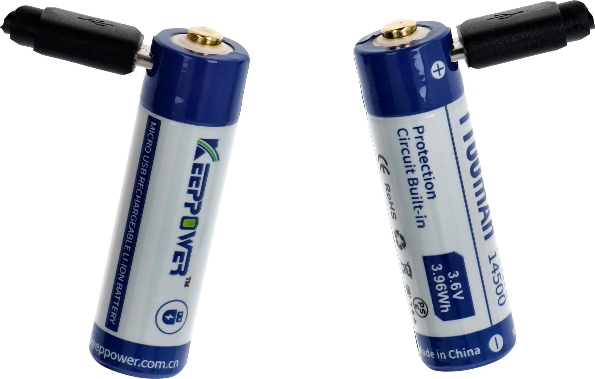 Keeppower Li-Ion Batteri 14500 3,7 Volt 1000 MAh Køb Nu - Foto 3