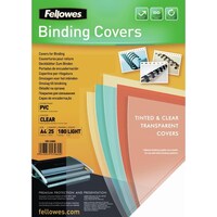 Fellowes Fogli di copertura in PVC (A4, 180 micron)
