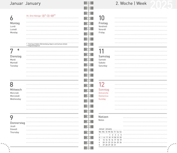 Youngtimer Magic 2025 pocket calendar (German) buy at digitec