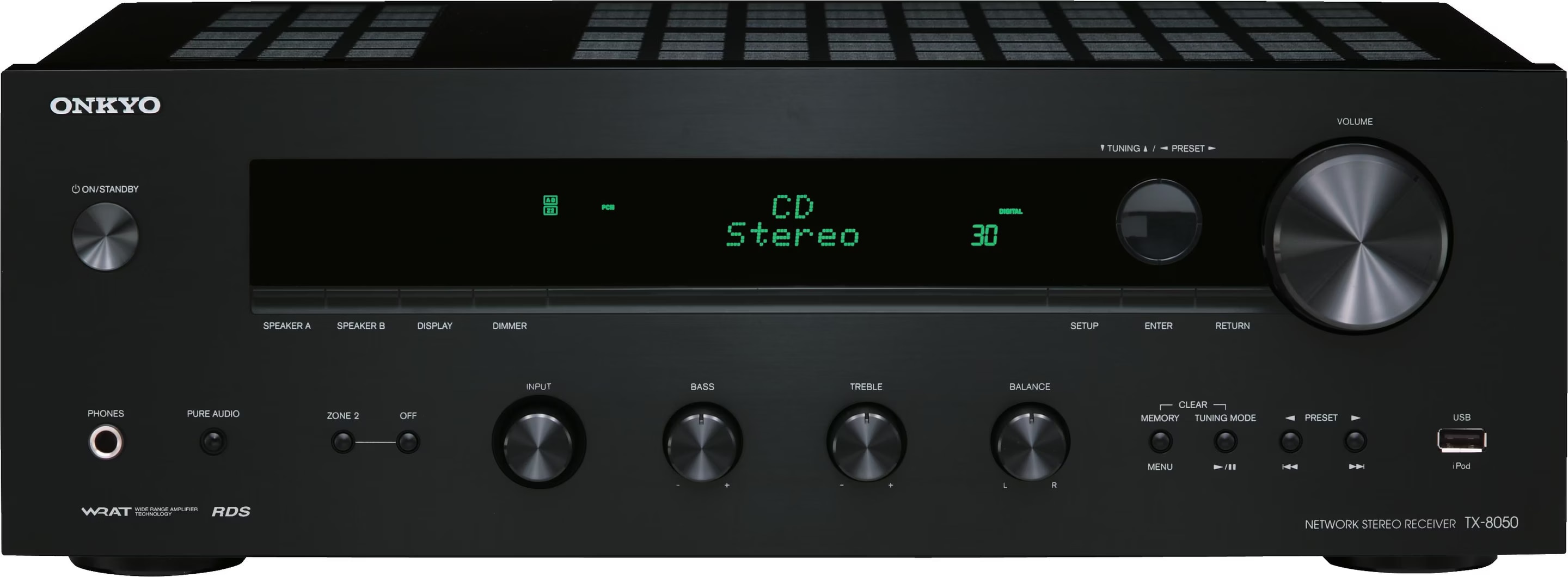 【動作品】ONKYO TX-8050 プリメインアンプ Onkyo TX-8050 Netzwerk-Stereo-Receiver - kaufen bei Digitec