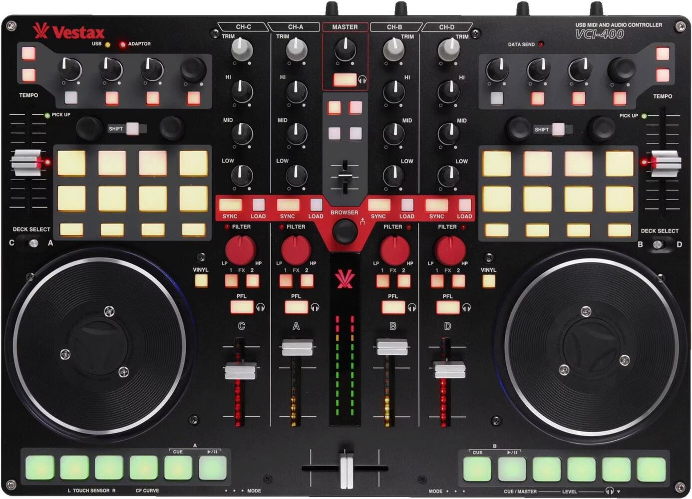 み*み様 Vestax VCI-400 DJコントローラー Vestax VCI-400 — Mixxx User Manual