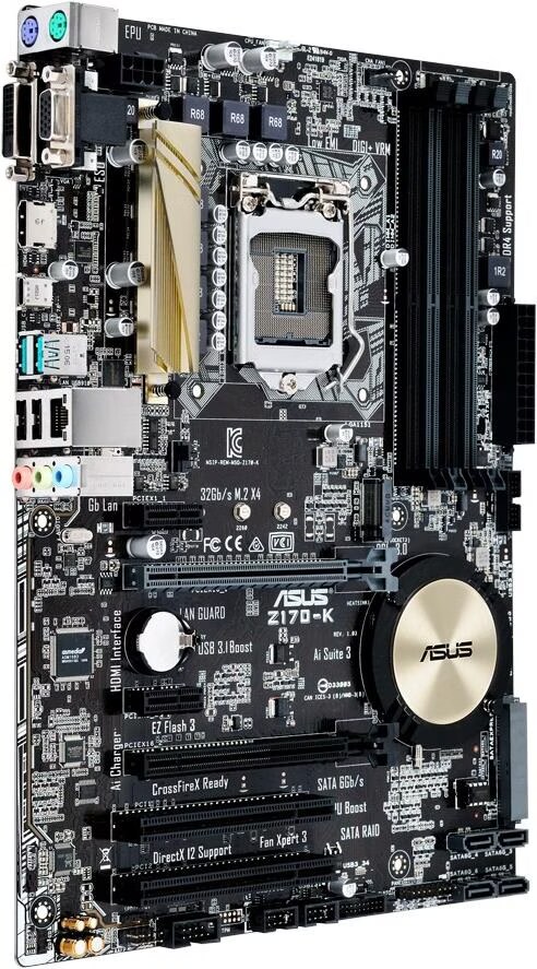 ASUS Z170-K+core i5 6600k+メモリ16GB