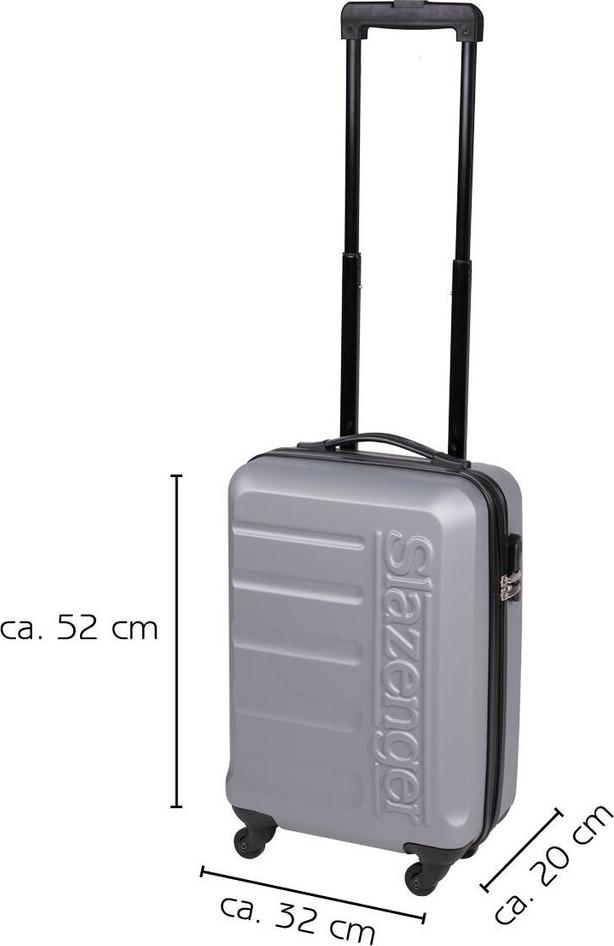 Slazenger Trolley Set 18 22 26 ABS 3pcs Hand luggage up to 50 litres M 50 90l L 90 115l Digitec