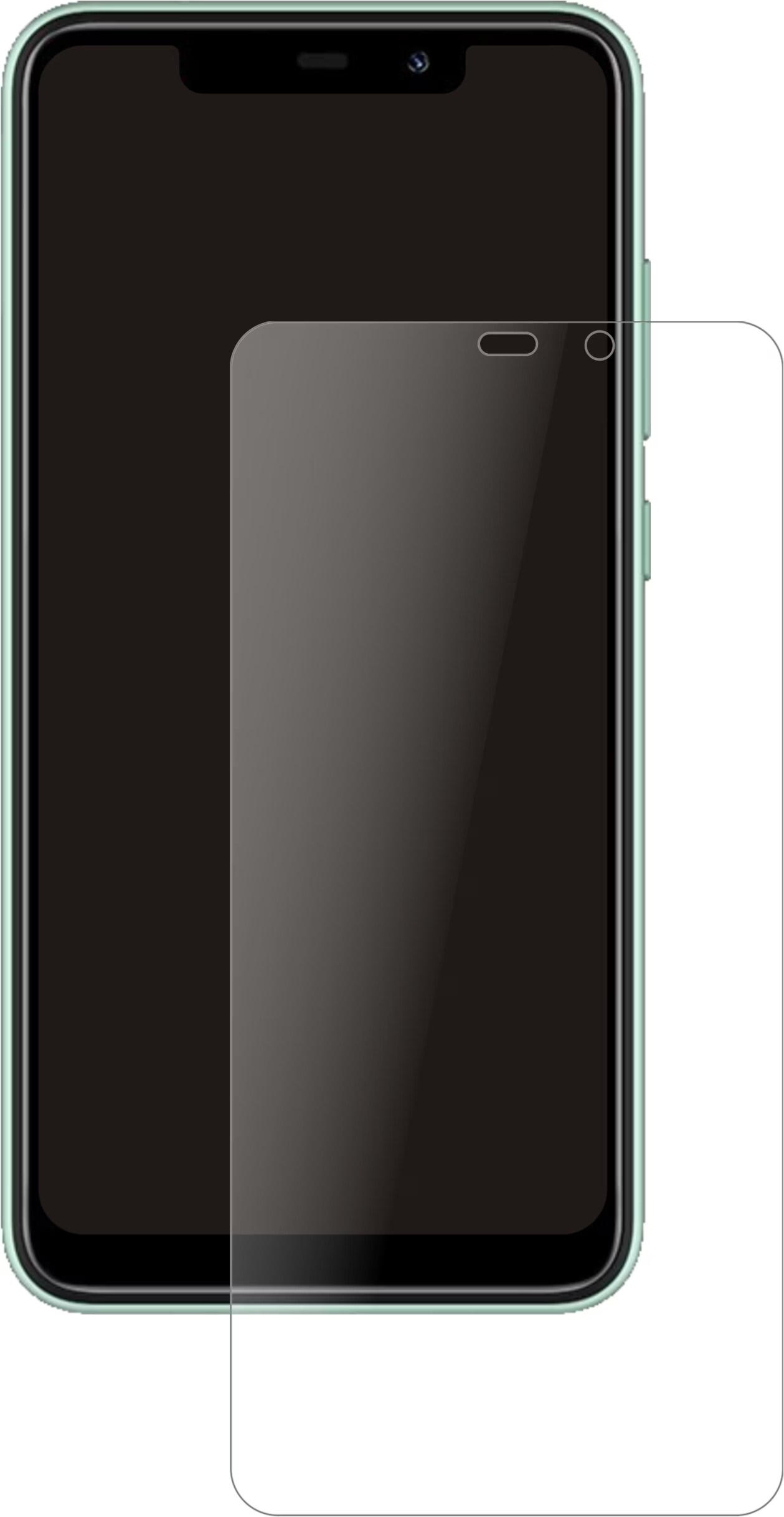 Pellicola Protettiva Antiriflesso Dipos Per Oukitel C22, Opaca, Anti-impronta, Made In Germany - 3