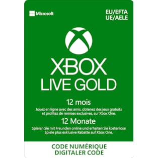 Microsoft Xbox Live Gold – abbonamento