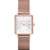 Rosefield The Boxy Mesh Roségold (Analoguhr, 26 mm)