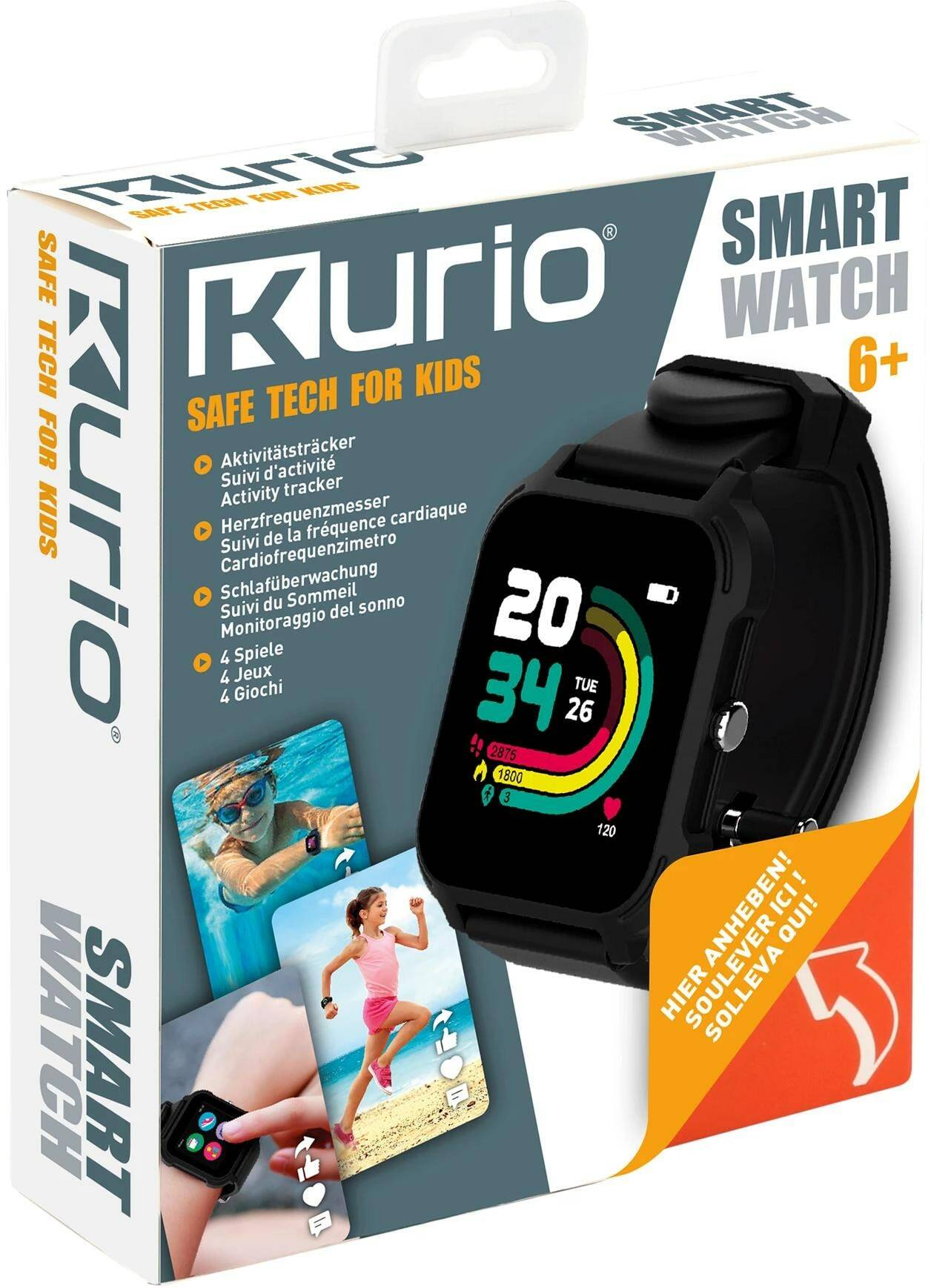 Kurio watch waterproof top