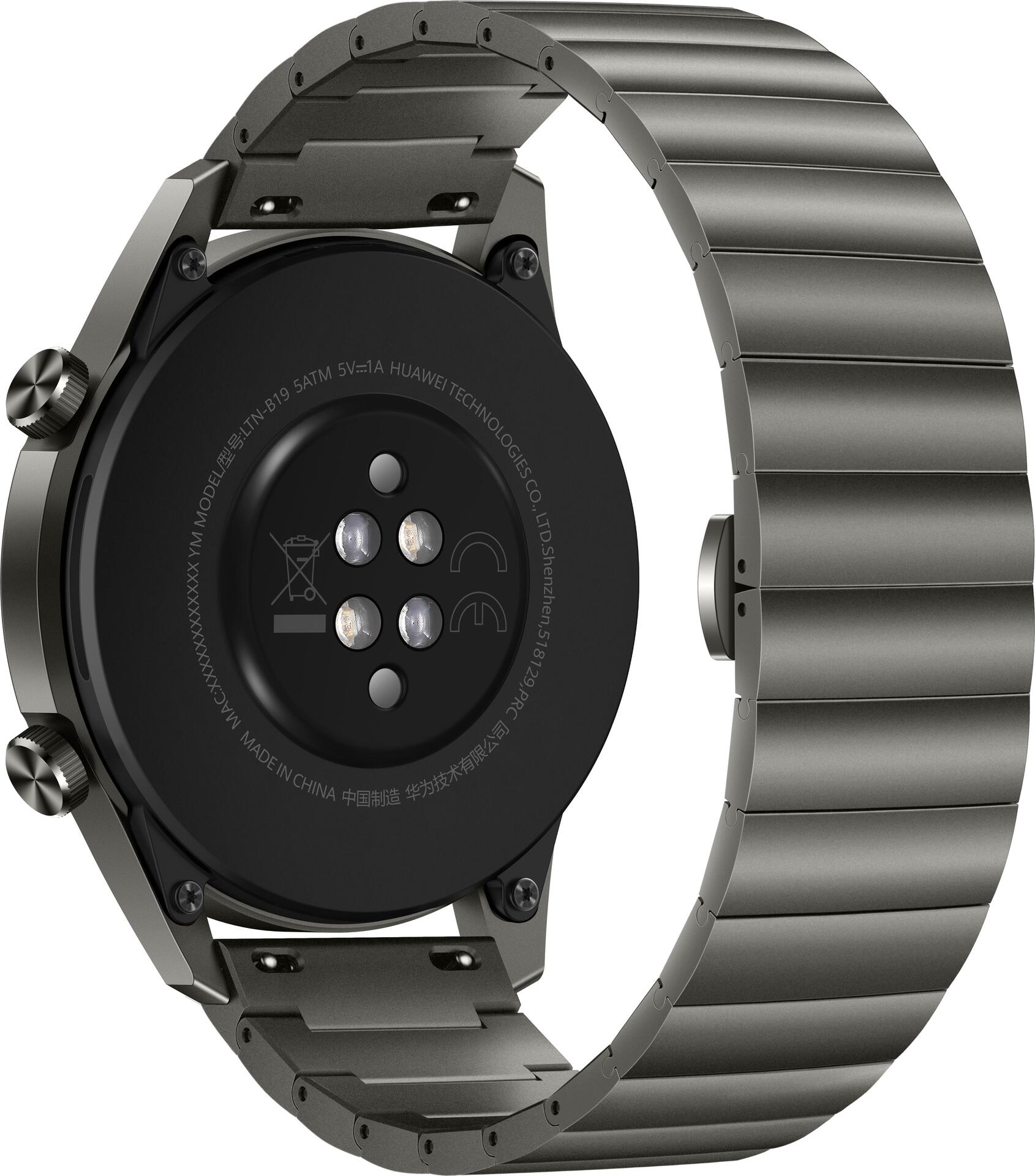 Huawei Watch GT 2 Elite 46 mm Stainless steel Plastic Digitec