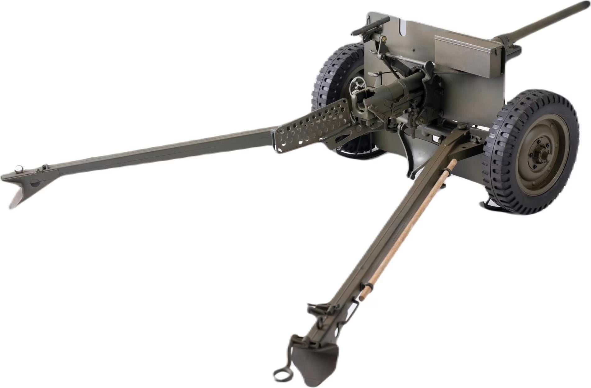 Pistola Anticarro M3 37mm In Scala 1/6 Per Modelli RC Willys – Dettagliata, Dimensioni 480x312x156 Mm - 2