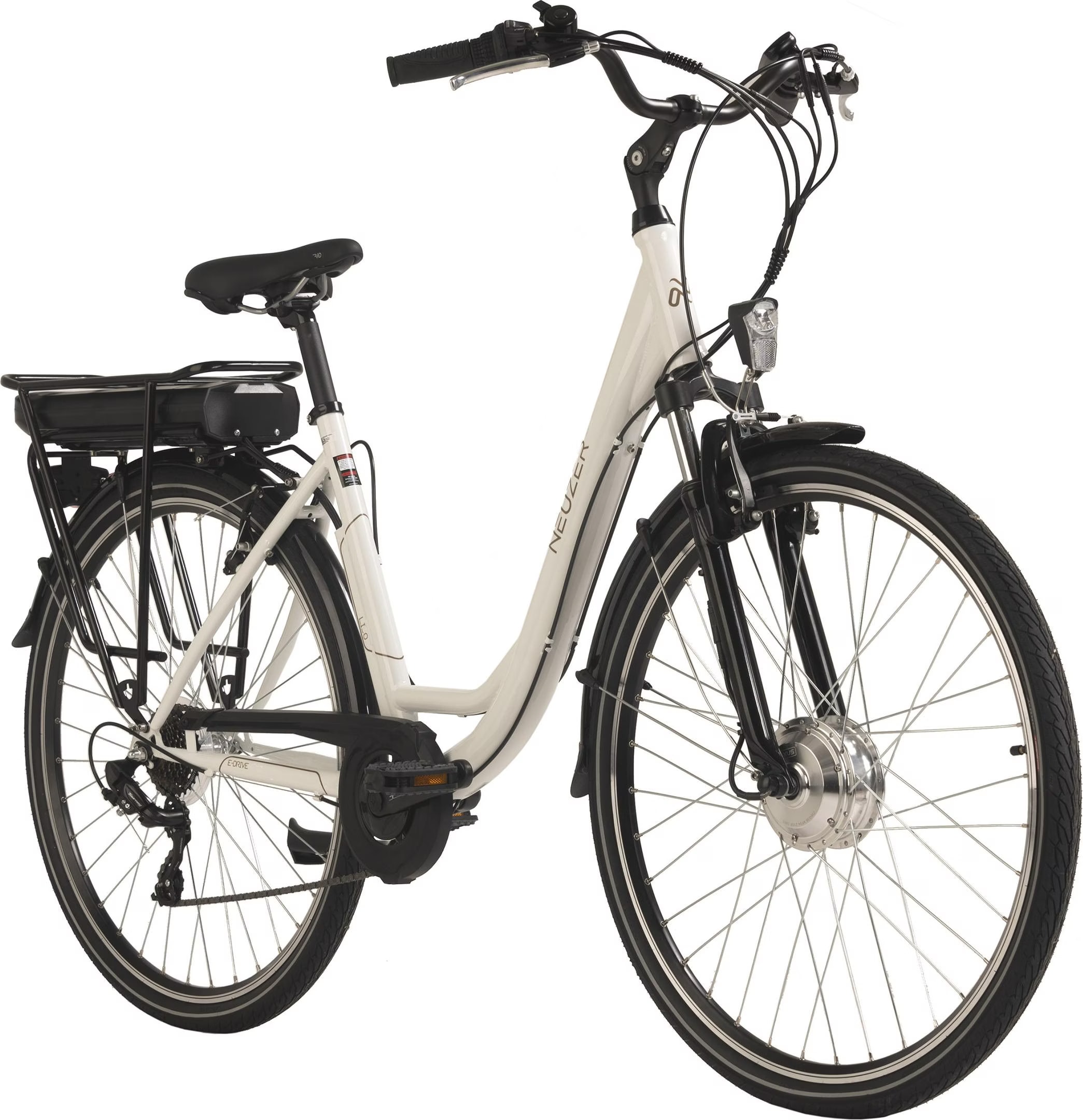 Vélo électrique 28'' Femme Lido 9 vitesses bleu Hollandia TC 49 cm