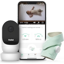 Owlet Duo : Smart Sock 3 & Camera 2 (Vidéo et audio, 30 m)