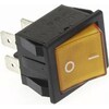 Velleman Power Rocker Switch 10A-250V Dpst On-Off With Amber Neon Light