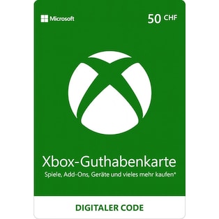 Microsoft Xbox-Store (50 CHF)