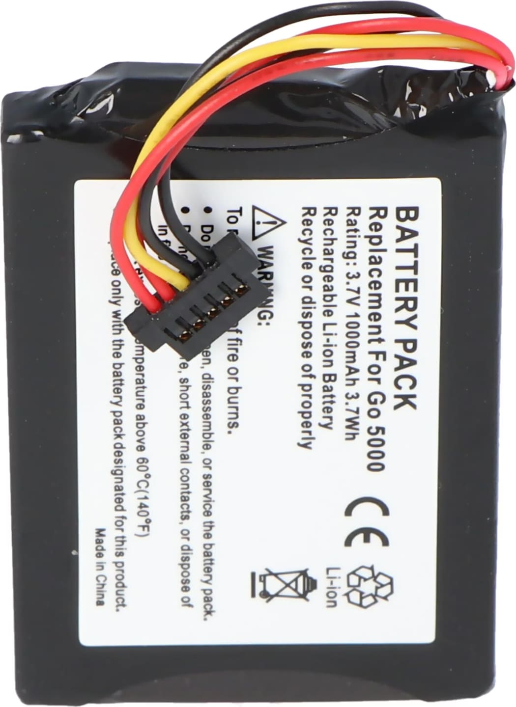 Cameron Sino Batteria Per TomTom GO 5100/6100/6000/5000, AHA11111008, Li-ion 3.7V 1100mAh, Ricambio Compatibile - 2