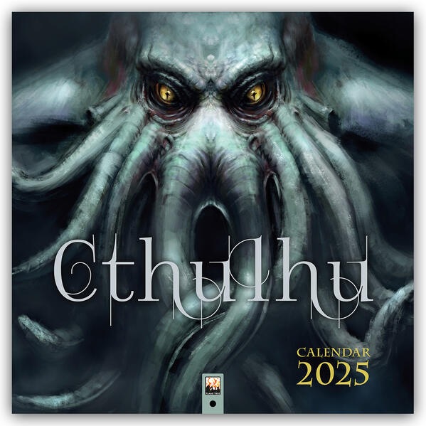 Cthulhu Wall Calendar 2025 (Art Calendar) (30.5 x 30.5 cm, Hardcover