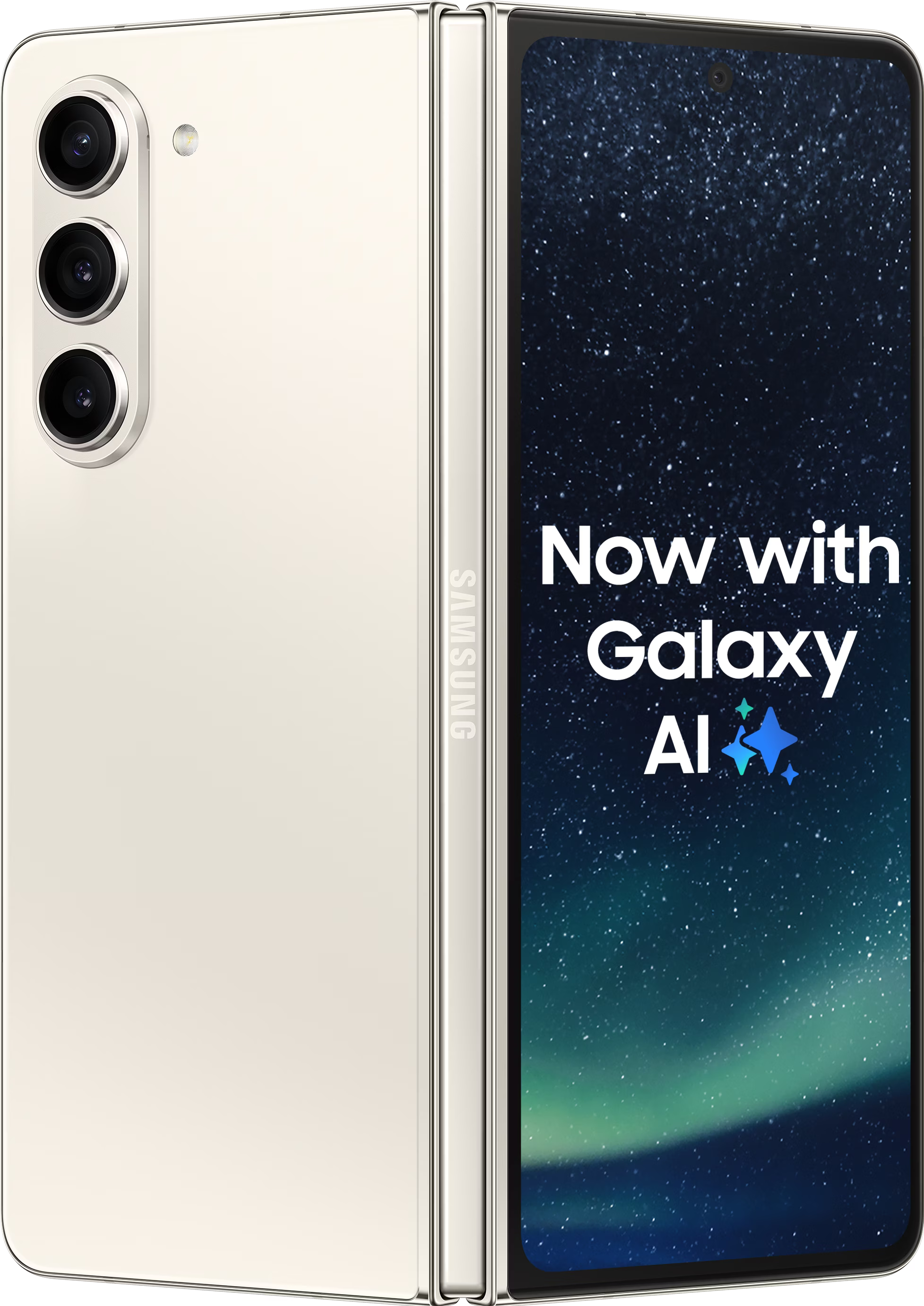 Galaxy Z Fold5 クリーム 256GB A-50 Samsung Galaxy Z Fold5 256GB Cream (CAD Version & Warranty) - AI