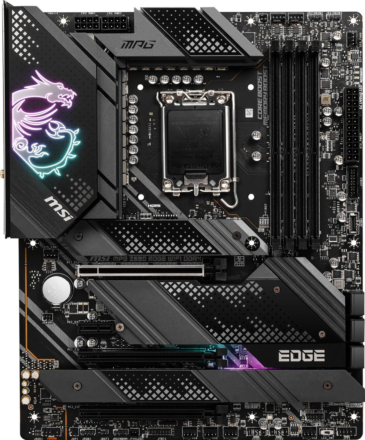 MSI MPG Z690 Edge Wifi (LGA 1700, Intel Z690 (DDR4), ATX) - Digitec