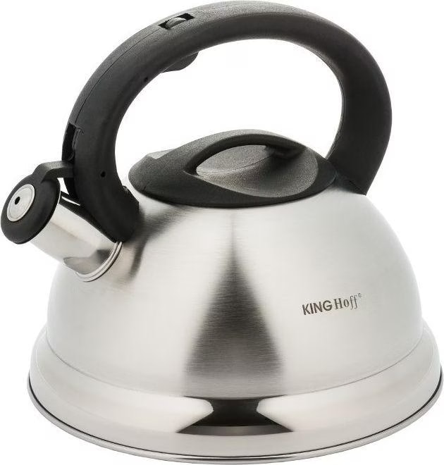 Bouilloire Kinghoff Acier 3,0L Avec Sifflet – KH3274, Modèle 8069, Neuve