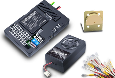 G.T. Power Container Truck Lighting and Voice Vibration System PRO for RC 1 14 Truck Digitec