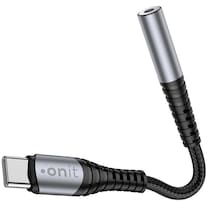 Onit Adattatore audio digitale da USB-C a AUX da 3,5 mm (Digitale -> Analogico)