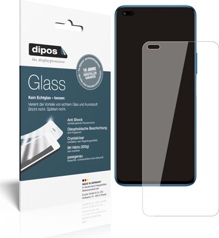 6 Pellicole Protettive Posteriori Dipos Per Honor 20i – Cristallo Trasparente, Taglio Laser Made In Germany