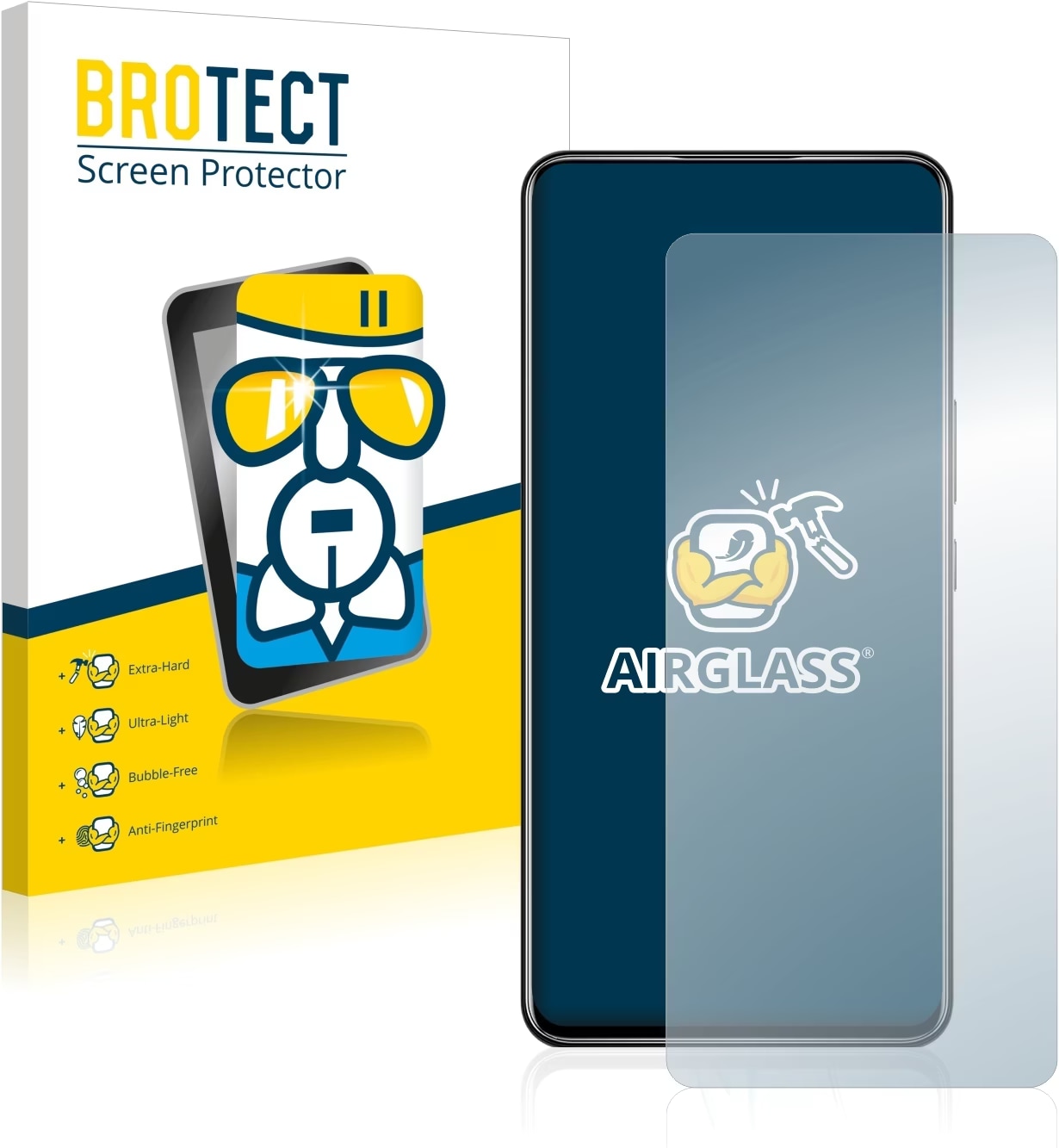Brotect Pellicola Protettiva Opaca Full-Cover 3D Per ZTE Axon 11 5G (2 Pezzi) - Anti-Riflesso E Auto-Riparante