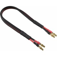 Team Corally Charging cable 4 mm banana gold plugs 14 AWG ULTRA V+ silicone cable 30cm 1 pc