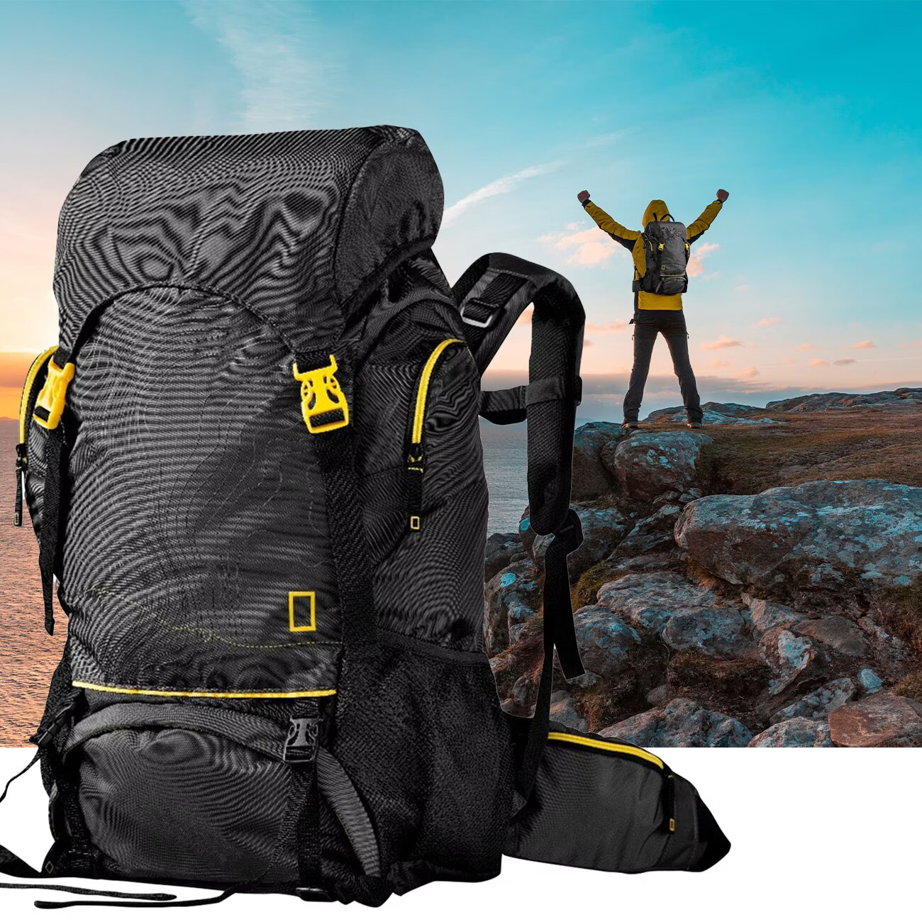 National geographic hiking backpack 50l clearance