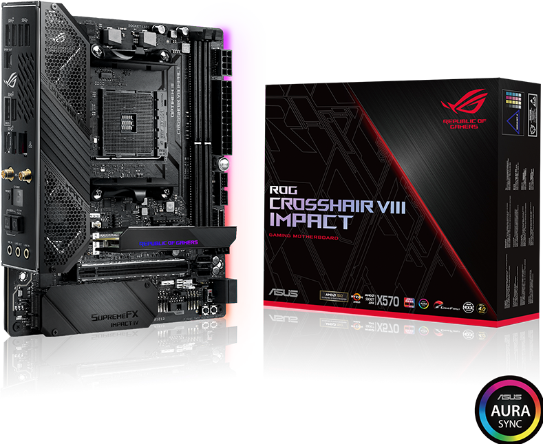ASUS ROG Crosshair VIII Impact AM4 AMD X570 Mini DTX Digitec