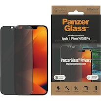 PanzerGlass Protection d'écran Ultra Wide Fit Privacy iPhone 14 (1 pièce(s), iPhone 14, iPhone 13 Pro, iPhone 13)