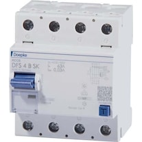 Doepke GmbH Disjoncteur différentiel sensible à tous les courants DFS4 025-4/0,03-B SK 4 pôles 25/0,03A