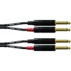 Cordial CFU 0.9 PP - twin cable / 6.3mm jack connection cable unbalanced (0.90 m, Mid range, 6.3mm jack)
