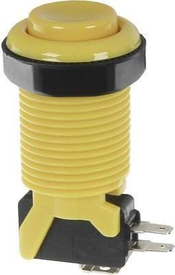 Joy-it Input device yellow Arcade Button with microswitch yellow ...