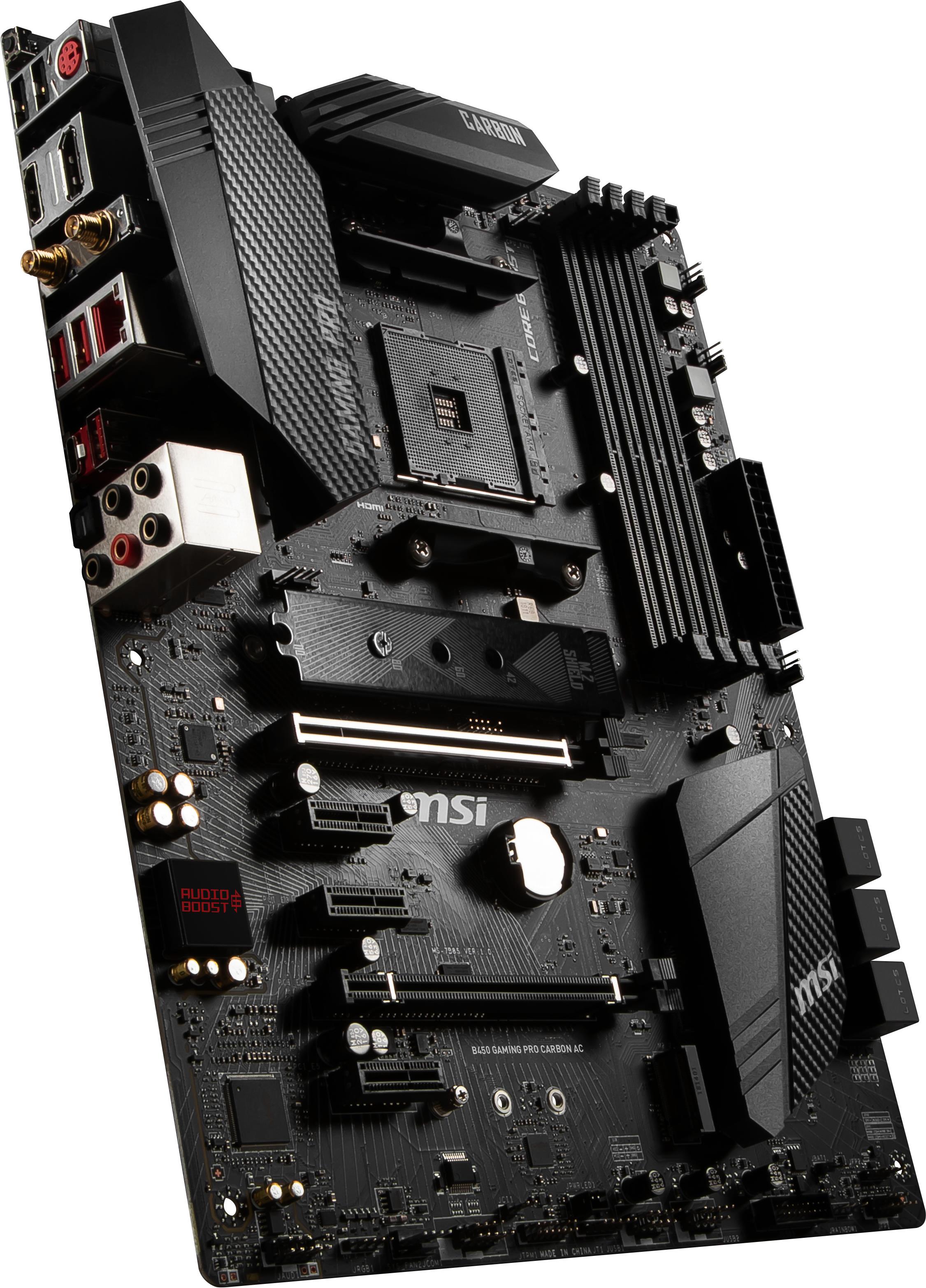 MSI B450 Gaming Pro Carbon AC AM4 AMD B450 ATX buy at Digitec