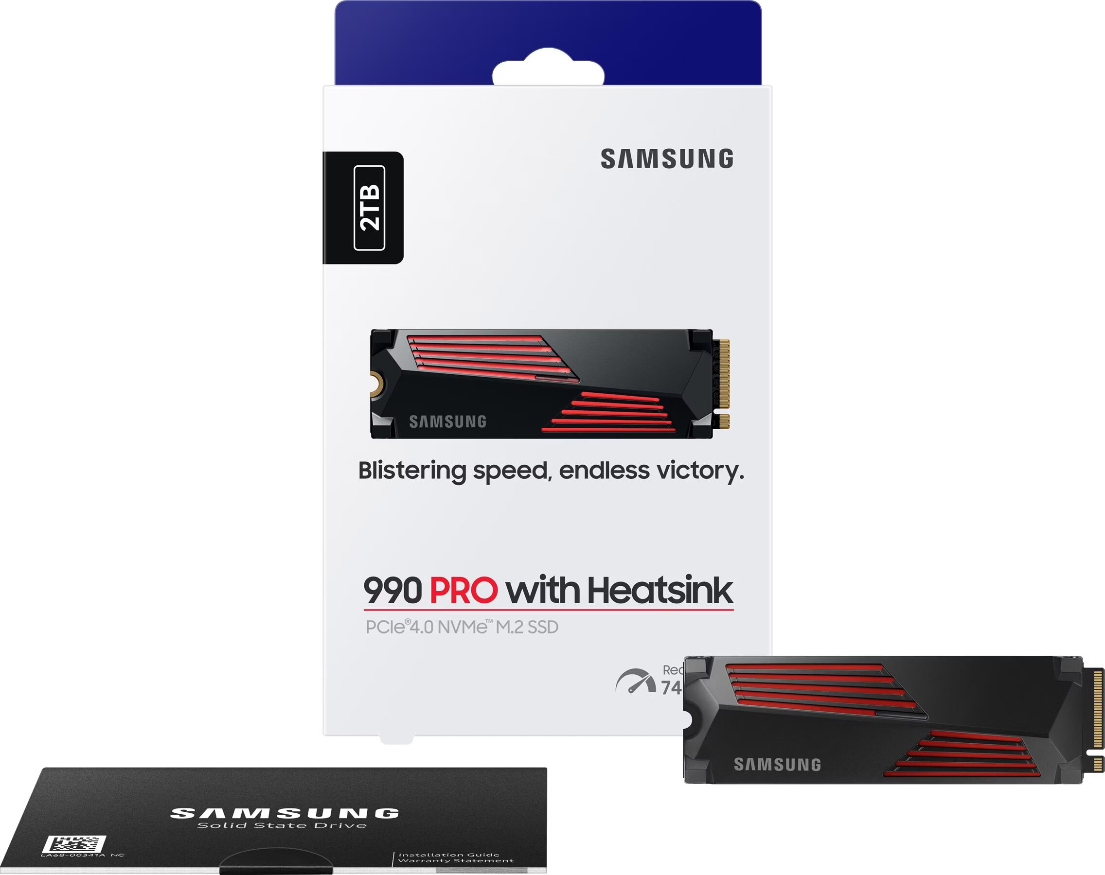 Samsung 990 Pro mit Heatsink MZ-V9P2T0GW (2000 GB, M.2 2280)