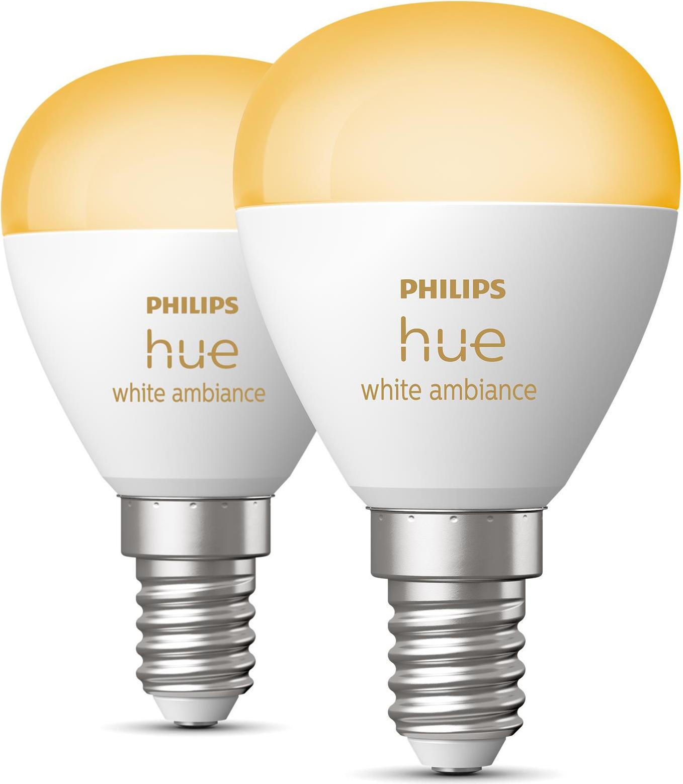 Philips Hue White Ambiance E14 Chandelier Twin Pack E14 5.10 W 470 lm 2 x F Digitec
