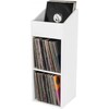 Glorious Record Rack 330 white Vinyl Station