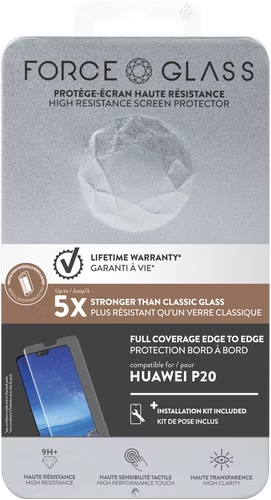 Bigben Connected Pellicola In Vetro Temperato Curvo Per Huawei P20: Proteggi Schermo Trasparente, Resistente, Facile Da Applicare