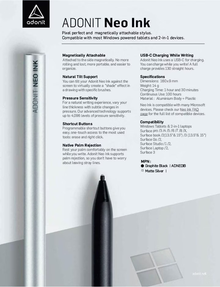 Adonit Note Adonit Pixel Replacement Tips Adonit Stylus Pen Adonit