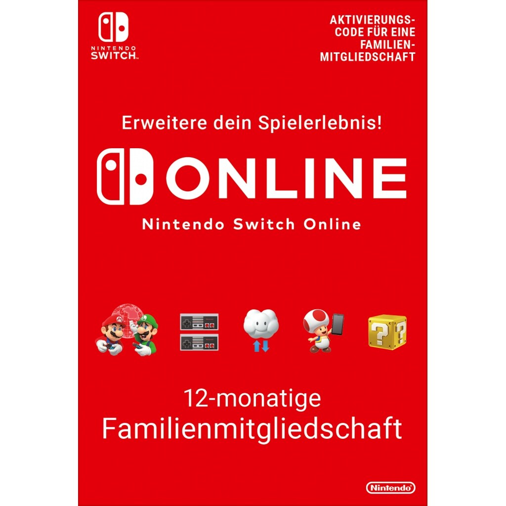 Nintendo switch online top 1 year code