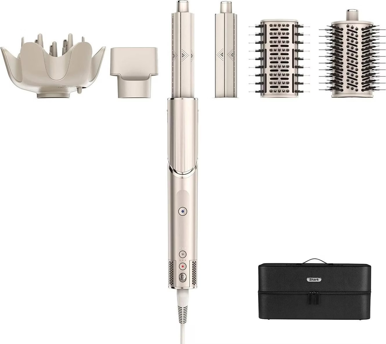 Rosa 5-in-1 Hairstyler - Föhn, Glättbürste & Produktbild-Vorschau 10