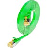 Wirewin Câble patch Slim Wirewin : U/FTP, 10cm, vert (U/FTP, CAT6a, 0.10 m)