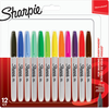Sharpie Permanent Marker (Farbig assortiert, 1 mm, 12 x)
