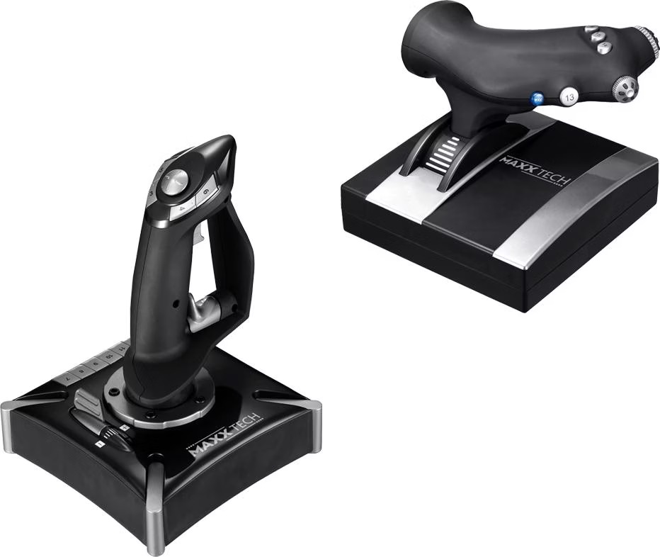 Maxx Tech Combo Pro Flight PS4 / PC/ XBOX/ (PC, Xbox, Playstation