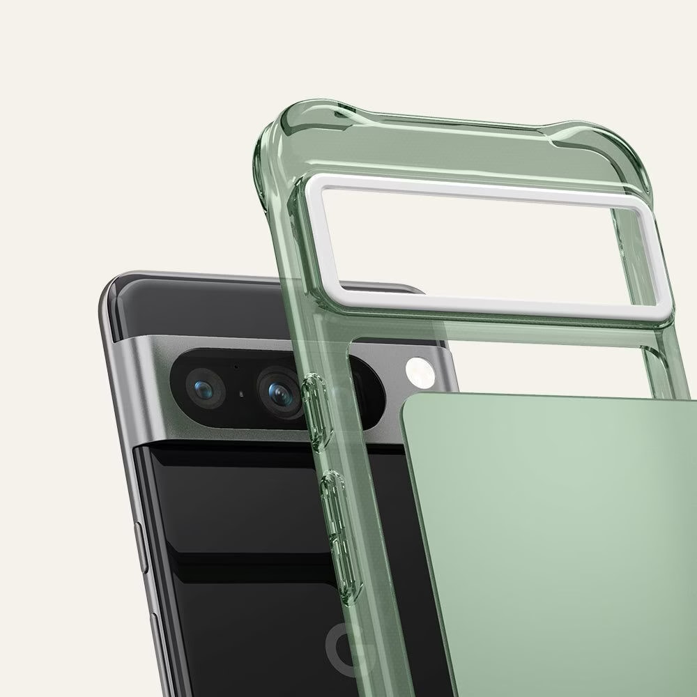 CYRILL By Spigen Cover Ultra Sheer Per Google Pixel 7a - Colore Dusk, Trasparente Con Tinta, Antigiallo