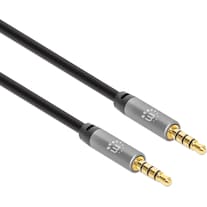 Manhattan Audio Cable Aux Jack Plug (3 m, Entry level, 3.5mm jack (AUX))