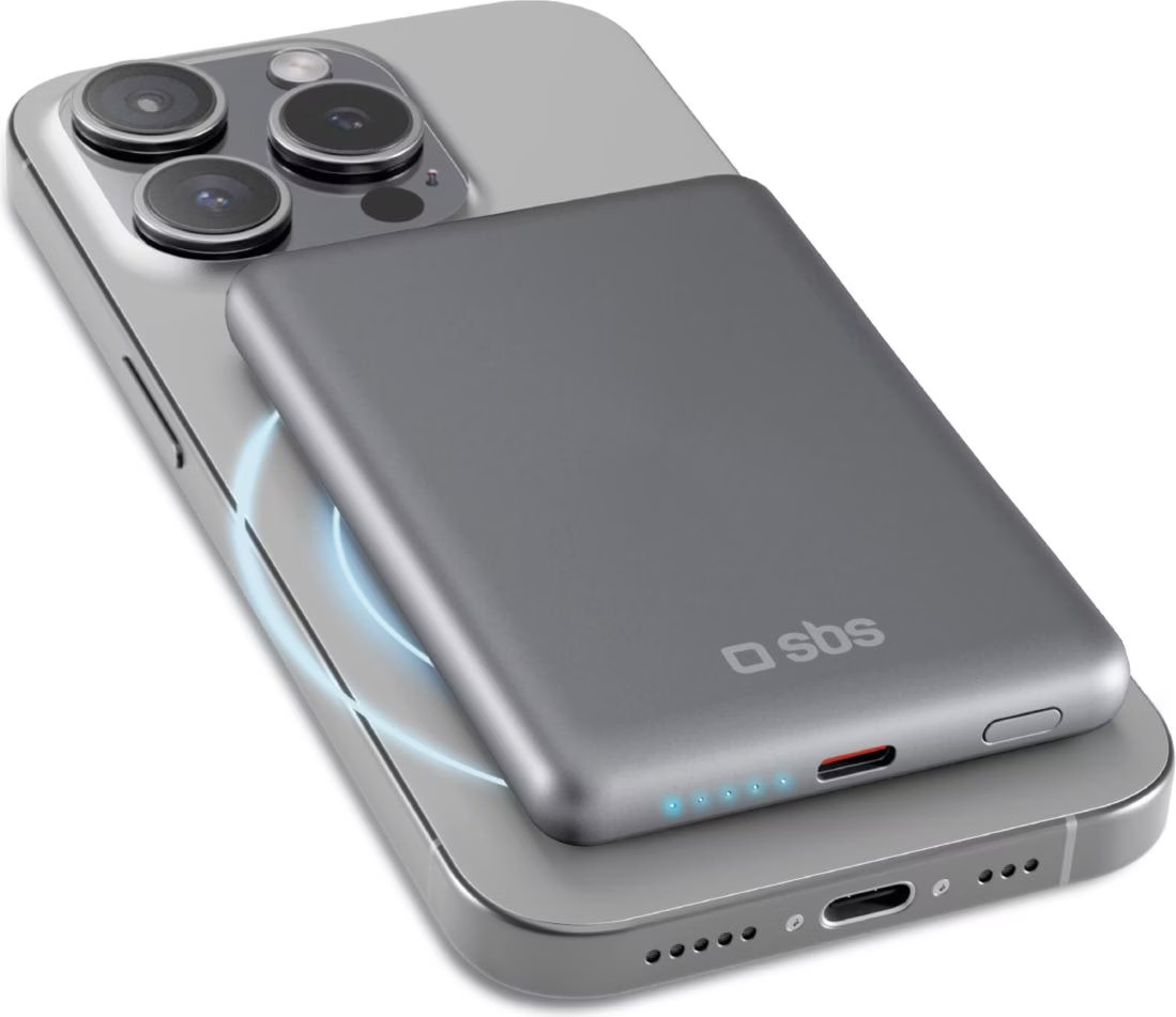 SBS Powerbank 5000 mAh kompatibel mit MagSafe (5000 mAh) - Digitec