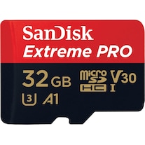 SanDisk ExtremePro microSD A1 (microSDHC, 32 GB, U3, UHS-I)